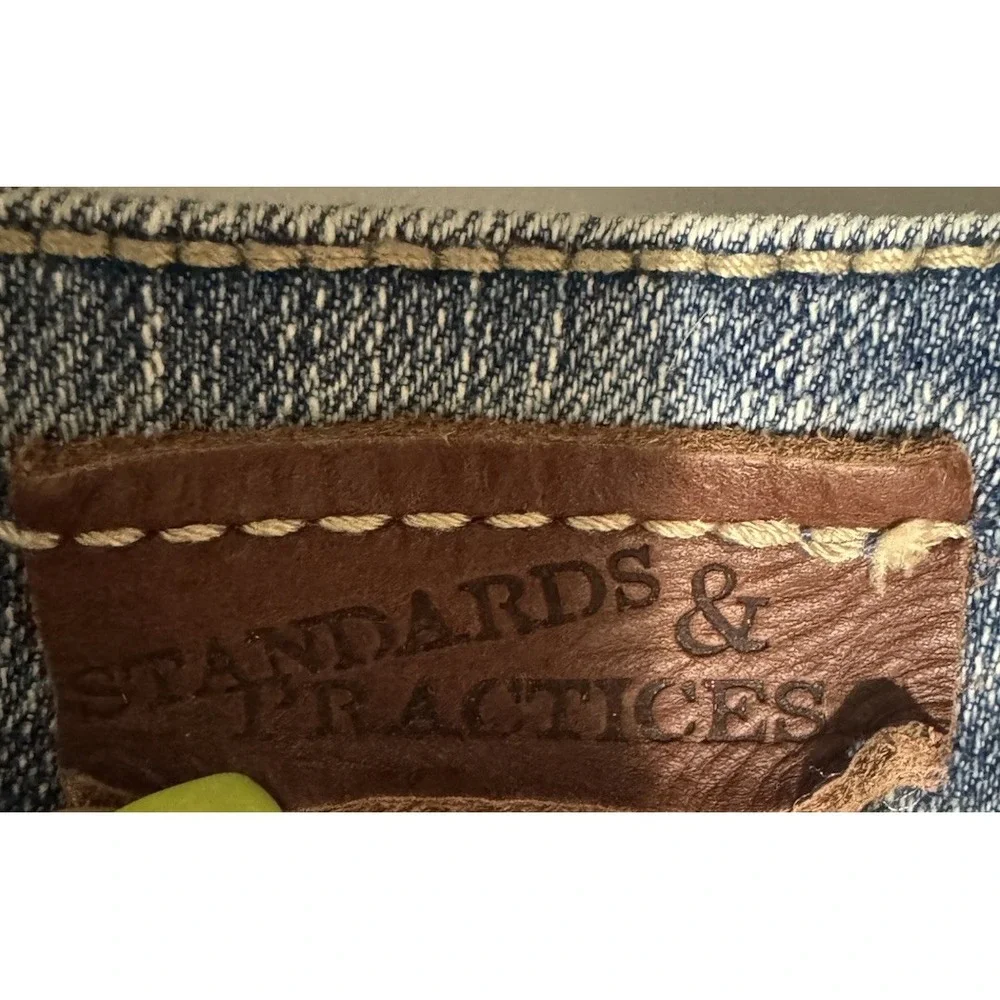 Standards & Practices Juniors 13 Blue Stretch Bootcut Jeans Medium Wash Denim